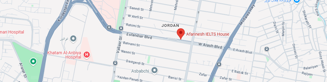 نقشه آموزشگاه آفرینش