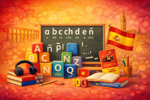 آشنایی کامل با حروف الفبای زبان اسپانیایی + تلفظ صوتی