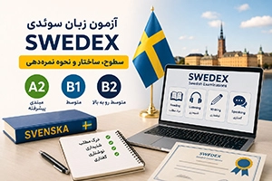 آزمون زبان سوئدی SWEDEX: سطوح، ساختار و نحوه نمره‌ دهی