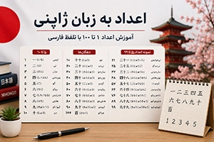 اعداد به زبان ژاپنی؛ آموزش اعداد ۱ تا ۱۰۰ با تلفظ فارسی