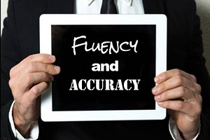 افزایش fluency و accuracy در زبان انگلیسی