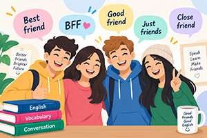 اصطلاحات انگلیسی برای دوست | جملات صمیمی و کاربردی