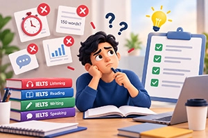 10 اشتباه رایج در آزمون آیلتس که باید بدانید