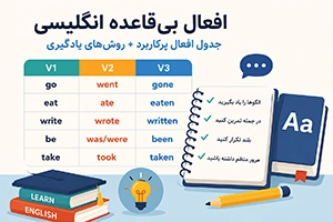 افعال بی ‌قاعده انگلیسی؛ جدول افعال پرکاربرد + روش‌های یادگیری