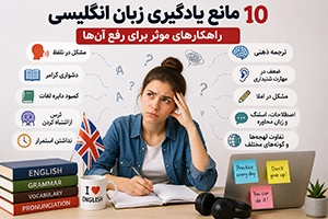۱۰ مانع یادگیری زبان انگلیسی + راهکارهای مؤثر برای رفع آن‌ ها