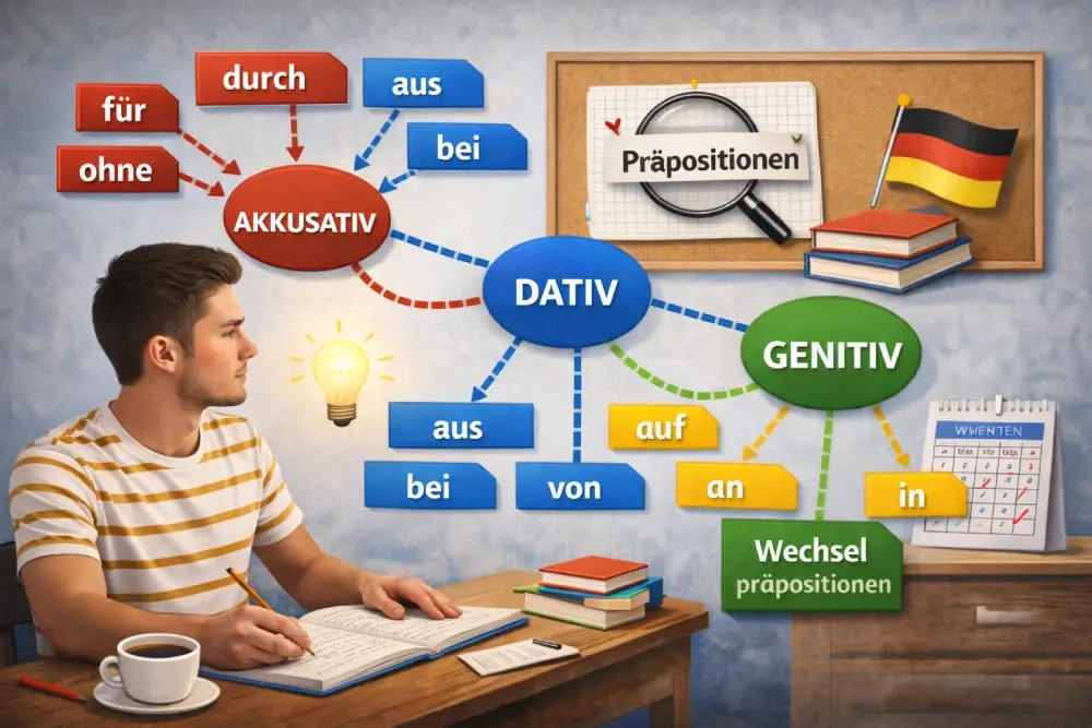 حروف اضافه زمان در آلمانی