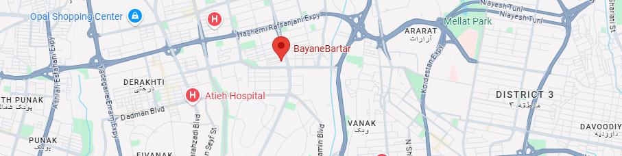 تصویر نقشه آموزشگاه بیان برتر