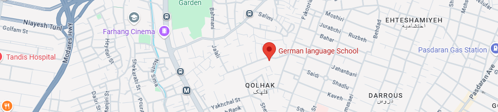 نقشه آموزشگاه گوته