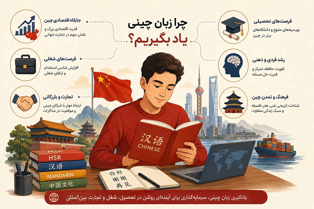چرا یادگیری زبان چینی اهمیت دارد؟