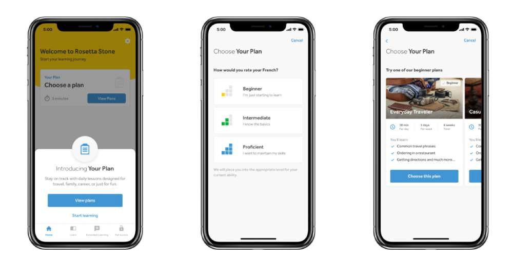 Rosetta Stone اپلیکیشن گرامر آلمانی