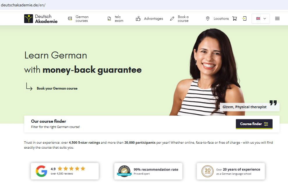 سایت آموزش زبان آلمانی DeutschAkademie