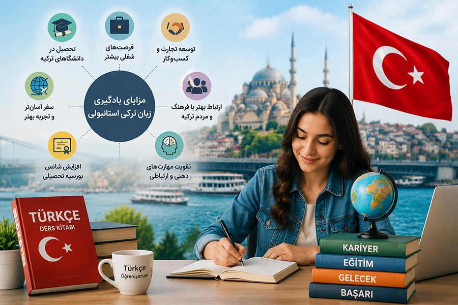 فرصت های شغلی و تحصیلی با یادگیری زبان ترکی استانبولی