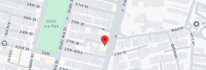 نقشه آموزشگاه زبان آریا