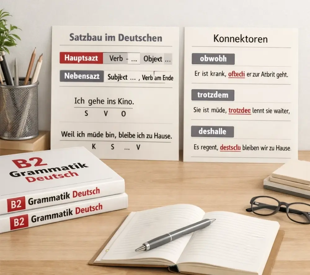 گرامر آلمانی برای آزمون B2