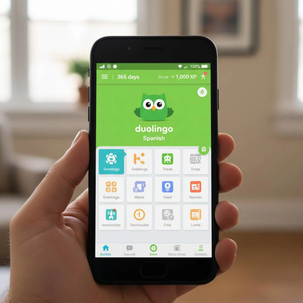 اپلیکیشن دولینگو برای تقویت سریع زبان انگلیسی برای مهاجرت