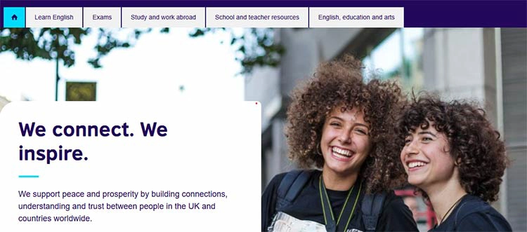 وبسایت آموزش زبان انگلیسی British council