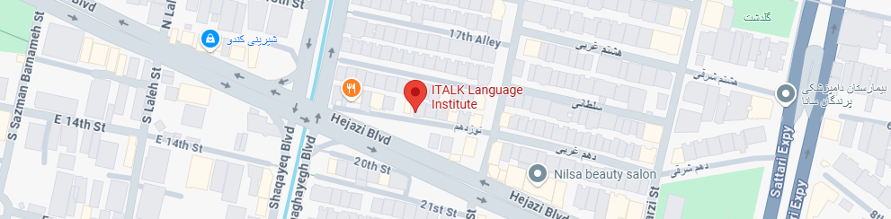 تصویر نقشه موسسه زبا آیتاک