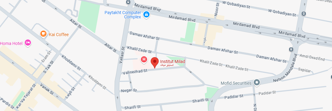 نقشه اینستیتو میلاد
