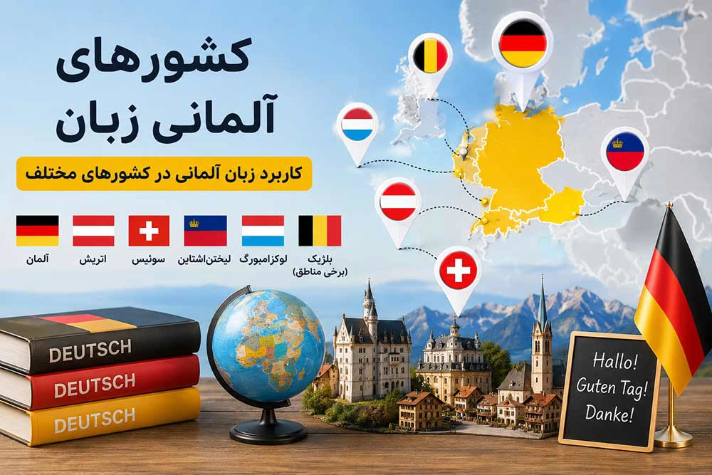 کشورهایی که به زبان آلمانی صحبت می کنند
