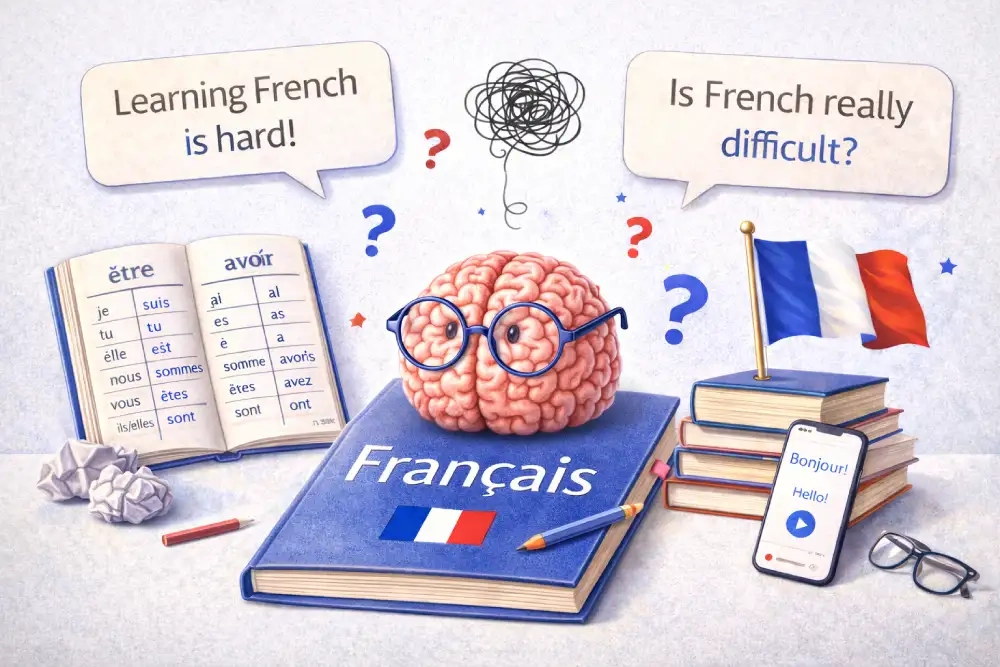 سختی زبان فرانسه