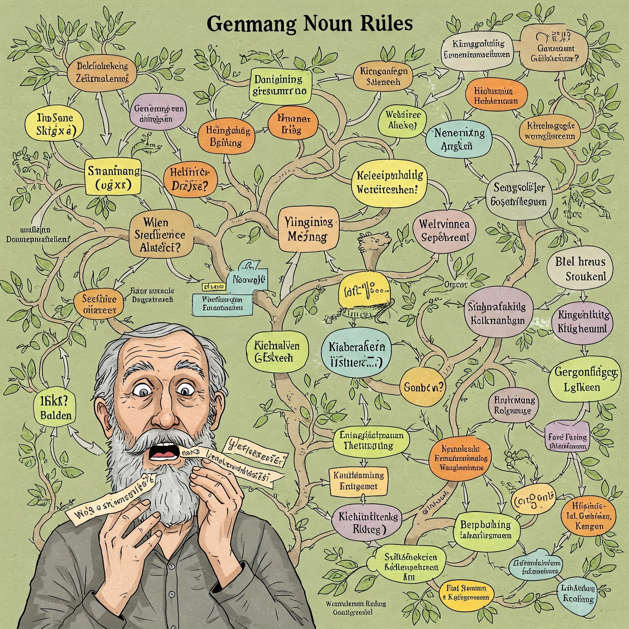 علت دشواری زبان آلمانی