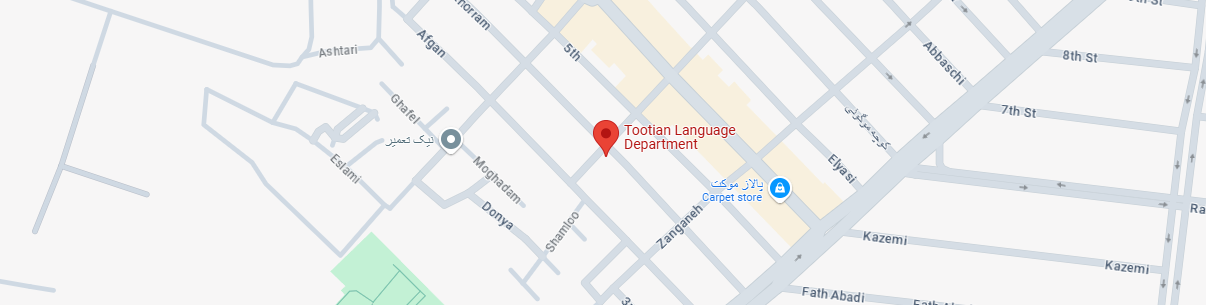 نقشه آموزشگاه طوطیان