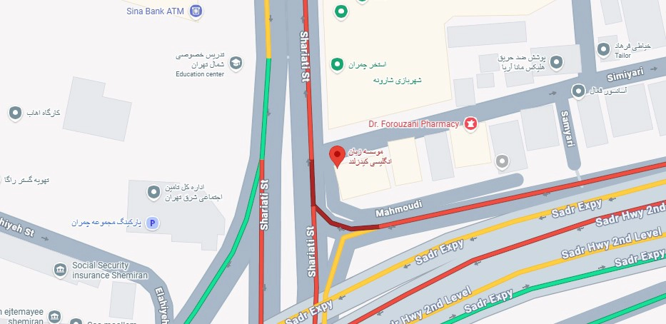 لوکیشن موسسه زبان انگلیسی کیدزلند