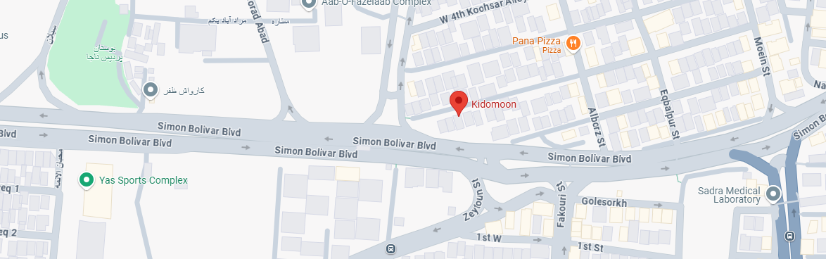 نقشه آموزشگاه کیدمون