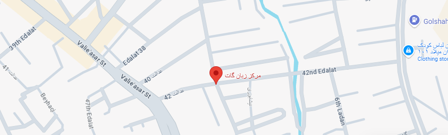 نقشه آموزشگاه گات گرگان