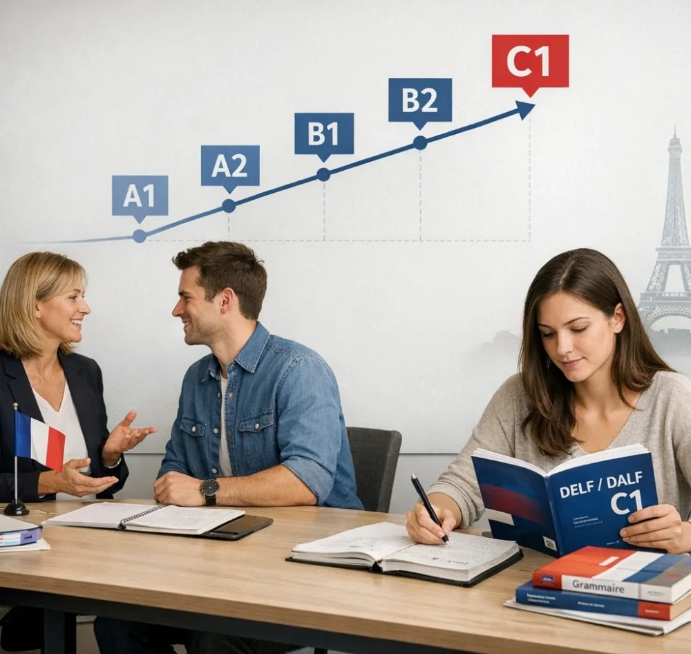 گرفتن مدرک c1 فرانسه چقدر زمان میبرد