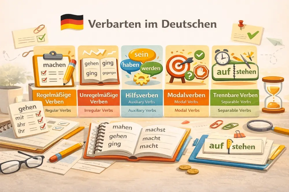 افعال باقاعده و بی‌قاعده آلمانی